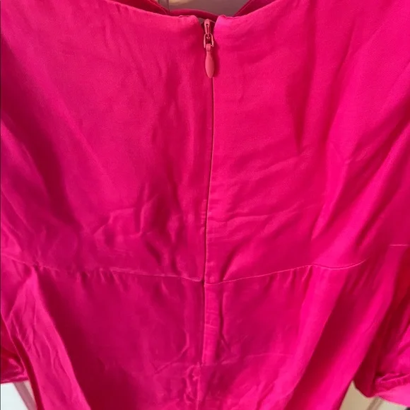 Farm Rio pink cutout long sleeve midi dress size small - Picture 8 of 8